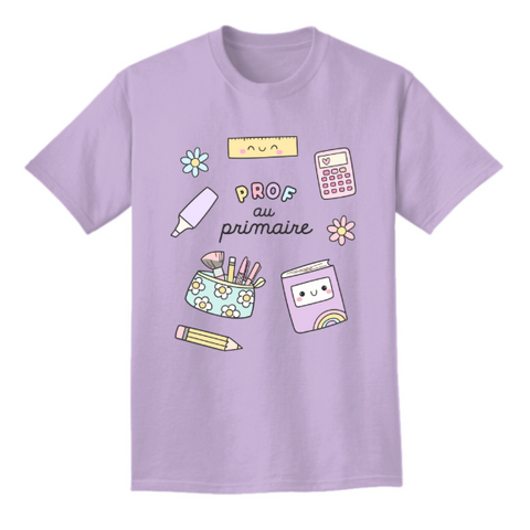 T-shirt PROF AU PRIMAIRE (PRÉCOMMANDE)