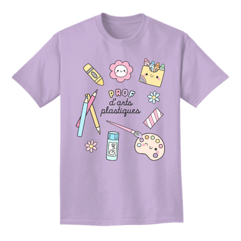 T-shirt PROF D'ARTS PLASTIQUES (PRÉCOMMANDE)