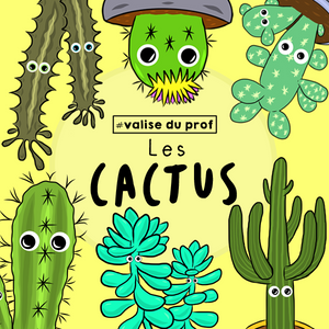 10 Cliparts Cactus (2 versions)