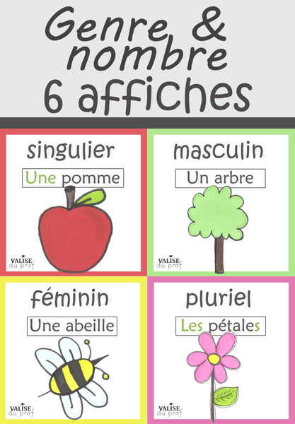 37 Affiches de français