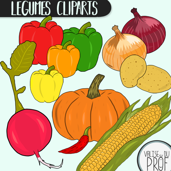 Cliparts légumes