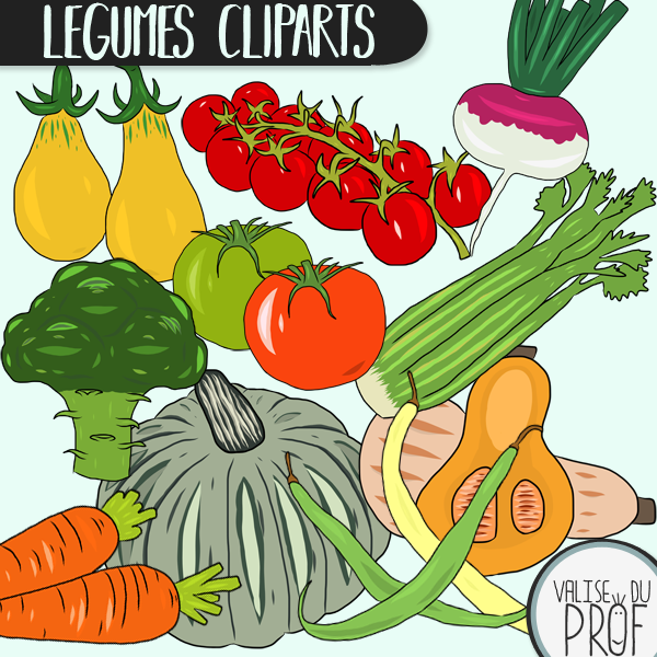 Cliparts légumes